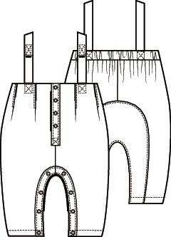 KNIPkids 2104-03 salopette