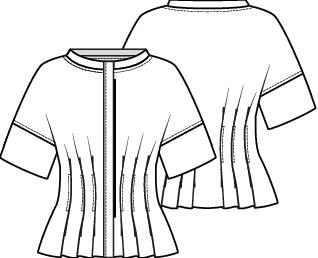 Knipmode 2201-11 top