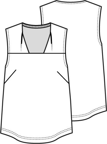 Knipmode 2203-15 top