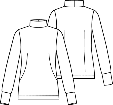 Knipmode 0922 - 13 - Coltrui modeltekening