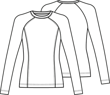 Knipmode 1022 - 28 - T-shirt modeltekening