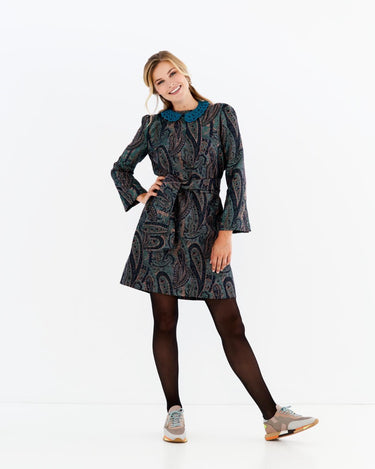 Knipmode 2012-06 jurk met col
