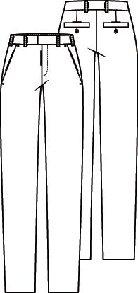 Knipmode 2102-12 broek