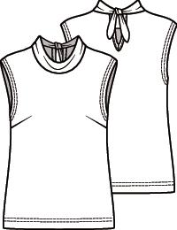 Knipmode 2103-15 top