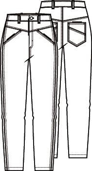 Knipmode 2103-19 broek