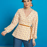 Knipmode 0421 - 13 - Wikkelblouse