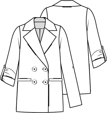 Knipmode 0423 - 05 - Blazer - Model