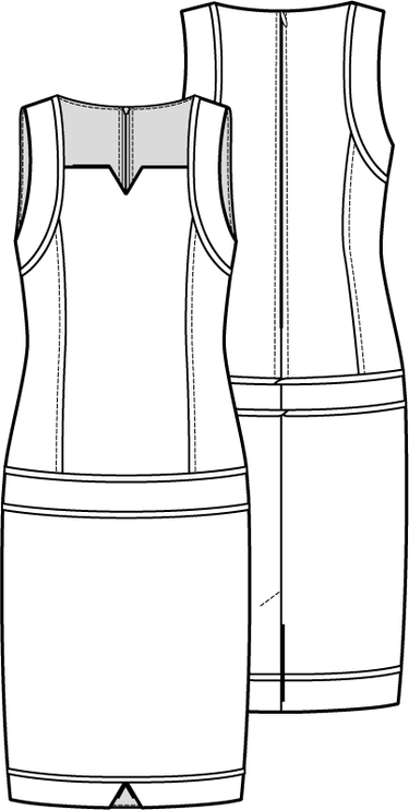 Knipmode 2205-04 jurk