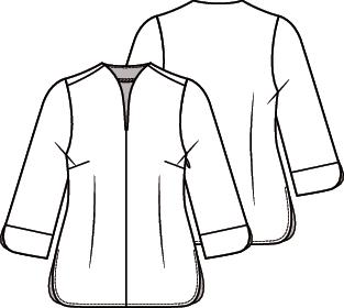 Knipmode 2107-16 blouse