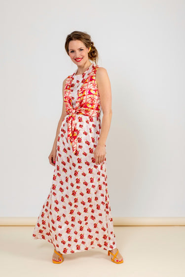 Knipmode 2107-19 maxi-jurk
