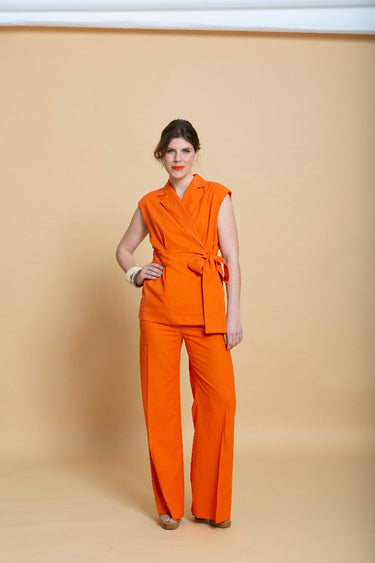 Knipmode 2108-16 mouwloos colbert