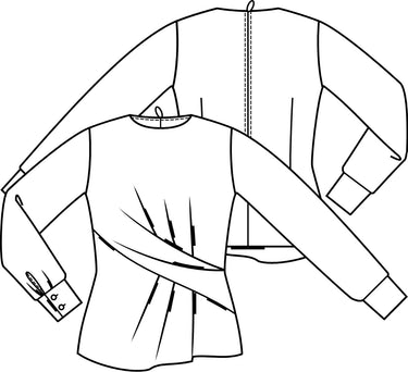 Knipmode 1809-04 top