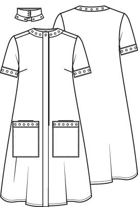 Knipmode 2109-06 jurk