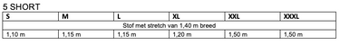 Knipmode 2307 - 05 - Short stofverbruik