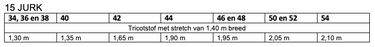 Knipmode 2307 - 15 - Jurk stofverbruik